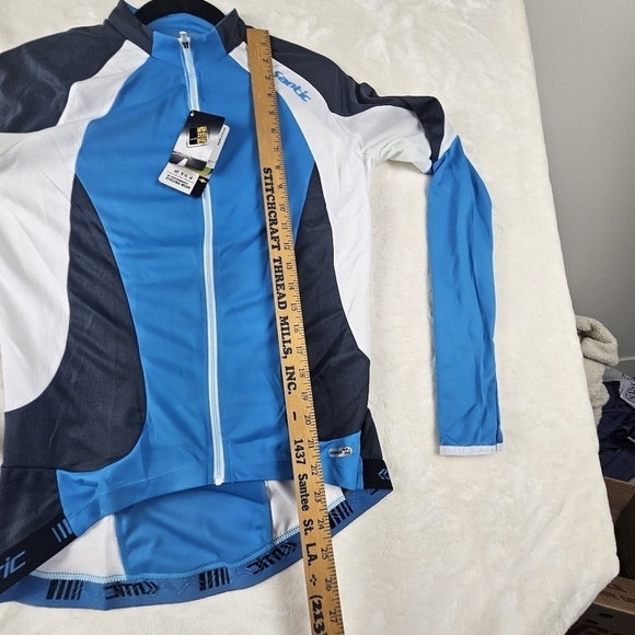 Santic bike Jersey XL Cycle for Freedom  bicycle spin athletics pockets - Picture 6 of 11